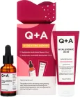 Подарунковий набір для зволоження шкіри Q+A Hydrating Heroes Gift Set Сироватка для обличчя 30 мл + Зволожуючий крем 75 мл (5060486268368)