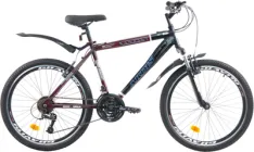 Велосипед Ardis Santana MTB ST 24" 16" Темно-бордовий з крилами в комплекті (0712-160-2)