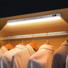LED лампа на магніті з акумулятором 1300mAh Світлодіодна панель з датчиком руху 6000К