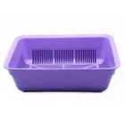 Туалет Дніпро глибокий із сіткою 40х27х13см Фіолетовий