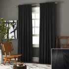 Штора Мікровелюр Чёрный 1шт 100х240