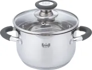 Каструля Krauff Moxie зі скляною кришкою 5.0 л 22 см (26-238-080)