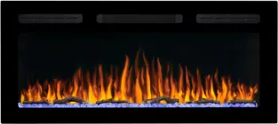 Електрокамін ArtiFlame AF40WR з 3D ефектом полум'я, обігрівом і звуком горіння вогню