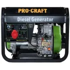 Генератор дизельний ProCraft DP65/3 UNIVERSAL (трифазний, 380В, 6 кВт, електростартер)