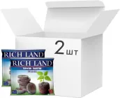 Таблетки торф'яні Richland (Jiffy) 24 мм 10 шт 2 упаковки (2018013001)