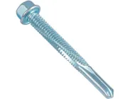 Саморіз snapt для металу з шестигранною головкою, посилене свердло, DIN 7504 K, цинк білий 5.5x90 75 шт (01011700632)