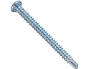 Саморіз snapt для металу, напівкругла головка, свердло, DIN 7504 N, цинк білий 3.9x25 300 шт (01012400532)