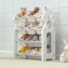 Чотириярусний дитячий органайзер для іграшок Lumpurini Michele M на 10 контейнерів (C-KC002w)