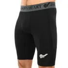 Шорти чоловічі компресійні короткі тайтси JASON 7230 (поліестер, еластан, M, чорний) (7230_Чорний_M)
