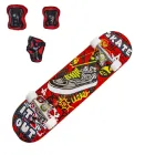 Скейт "Skate It Out" із захистом у комплекті. Навантаження до 85 кг