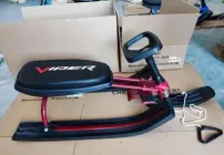 Дитячий снігокат (дитячі санки з кермом) Viper Мустанг VSP червоні
