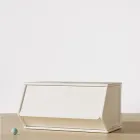 Пластиковий ящик для іграшок з кришкою Lumpurini Tabita S. Модульна секція для шафи в дитячу кімнату біла (ширина 60 см)