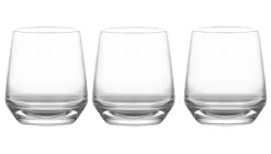 Набір склянок низьких ARDESTO Gloria Shine скло 345мл 3шт. в упаковці Прозорий (AR2634GS)