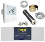 Тепла підлога з регулятором 4HEAT FilmKit WiFi 5 м² комплект інфрачервоної плівки (4HT.FKWF.5M)