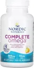 Жирні кислоти Nordic Naturals Омега комплекс з лимоном Complete Omega Lemon 1000 мг 120 гелевих капсул (768990027703)