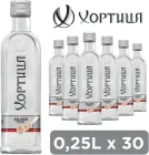 Упаковка горілки Хортиця Срібна прохолода 0.25 л 40% х 30 шт. (4820229033186B)