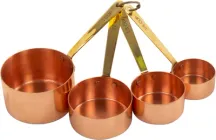 Набір мірних ложок Elen Dekor Мідь 4 шт (874-033)