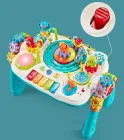Розвиваючий музичний дитячий ігровий центр 9930 з мікрофоном піаніно та конструктором