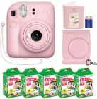 Набір Fujifilm INSTAX Mini 12 Blossom Pink Рожевий Фотокамера миттєвого друку / Картриджі 50 фото / Чохол / Альбом 64 фото Рожевий