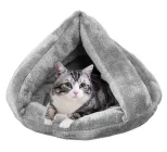 Будиночок лежанка для котів Dogsy Сірий 33 x 25 x 35 см