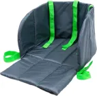 Матрац-сидіння для санок Snower Сірий з салатовим (4820211101633)