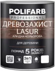 Лазур Polifarb Древозахист 0.7 кг Темний дуб (PB-109911)