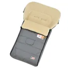 Зимовий конверт дитячий на овчині в коляску Mini ForKids, чохол для санок, чохол кокон Сірий