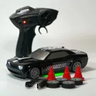 Дріфт-машина на радіокеруванні Dodge Hellcat Додж з неоновим підсвічуванням, 21 см – Чорний