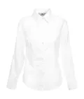 Сорочка жіноча Fruit of the Loom Oxford shirt l/s lady-fit M Білий (065002030M)