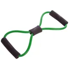 Еспандер вісімка EasyFit трубчастий зелений (тренажер вісімка для фітнесу) EF-3947-GN