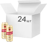 Упаковка пива Чернігівське світле фільтроване 4.6% 0.5 л x 24 шт (4820034923726)