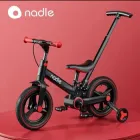 Дитячий велосипед велобіг Maraton Nadle S-900 3 в 1 з батьківською ручкою чорно-червоний