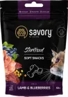 М'які ласощі Savory для здоров'я стерилізованих котів, ягня з чорницею, 50 г (4820232631416)