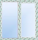 Вікно металопластикове поворотно-відкидне WDS 5S (1000x1100 мм)