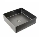 Умивальник Platinum Handmade PVD чорний 400x400 мм