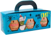 Медовий набір Медик Ведмедик 3 x 250 г (0.75 кг) (4820195680315)