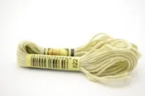 Нитки муліне для вишивки СХС -822 кремовий дуже темний / 8 м