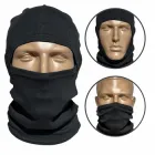Маска балаклава бафф шарф шапка підшоломник лижна котонова Чорна one size