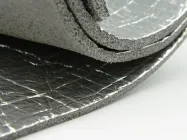 Теплоізоляційний матеріал з алюмінієвою фольгою АЛЮФОМ ® А ХС , 5мм*1,2м*30м