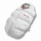 Пуховий конверт для новонародженого Baby Born, на флісі, Білий, Ontario Baby, ART-0000333