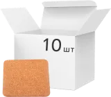 Набір пробкових квадратних підставок-костерів для чашок Jellyn 10x10 см 10 шт (C103500-10)