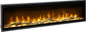 Електрокамін з обігрівом Dimplex Ignite Evolve 60 (EVO1500) з дровами, кристалами скла, 156 см (DimplexEVO1500)