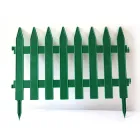 Огорожа для газону, 46см, h-36см ММ-Пласт зелений SE-MMPlast-Ogoroj-04