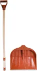 Лопата для прибирання снігу 133 х 50 х 48 см Помаранчева (GTP-101_o)