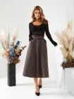 Fashions • Спідниця жіноча Ciara Fashions 50-52 коричневий (1705-бу)