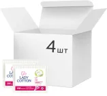 Упаковка ватних паличок Lady Cotton 4 пачки по 200 шт. (4820048487368) (41203456)