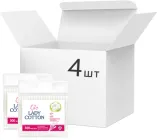 Упаковка ватних паличок Lady Cotton 4 пачки по 300 шт. (4823071621402) (41203427)