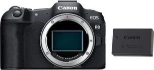 Комплект Фотоапарат Canon EOS R8 Body Black + Акумулятор Canon LP-E17 (5803C087AA)