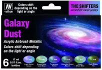 Набір фарб для аерографа Vallejo The Shifters 77.092 Galaxy Dust 6 шт x 17 мл (8429551770927)