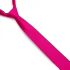 Галстук Gofin вузька кольору фуксія однотонна FGN-37